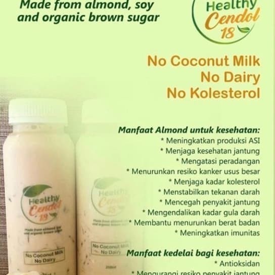 

HEALTHY CENDOL 18 CENDOL SEHAT 250ML ISI 10