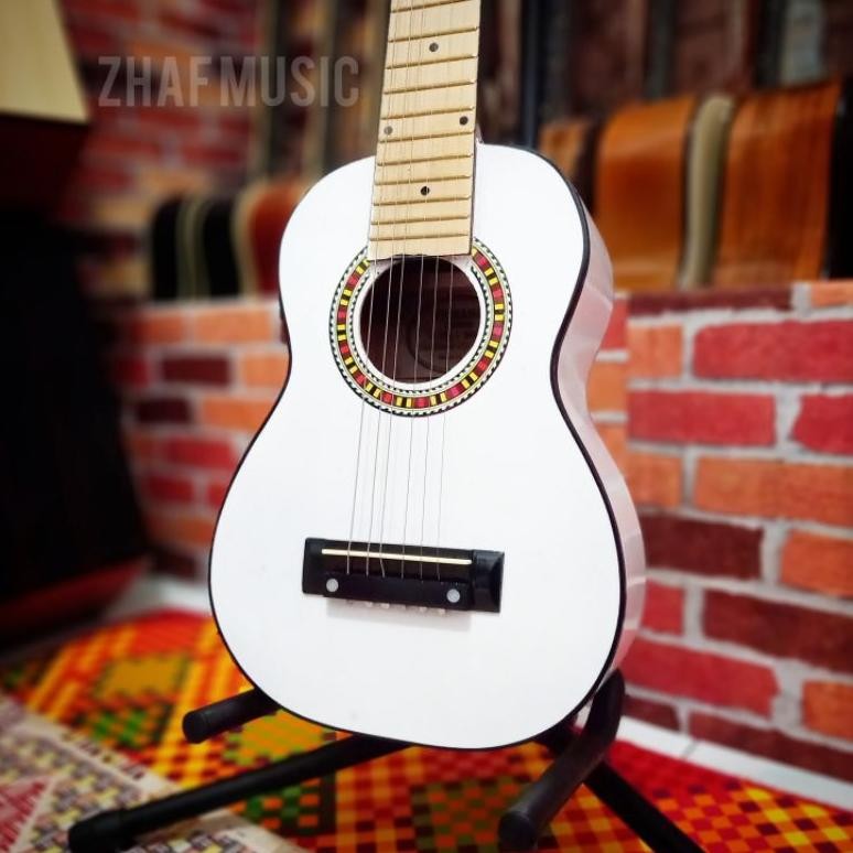 Gitarlele Gitar Kecil Senar 6 Free Pik Gitar