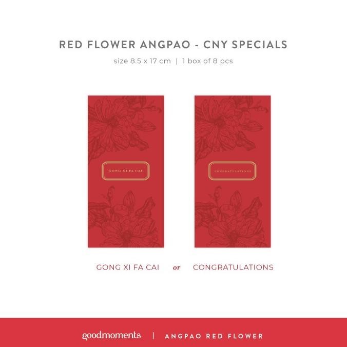 

Angpao - Red Flower Cny Special 2023 / Amplop Sincia / Envelope