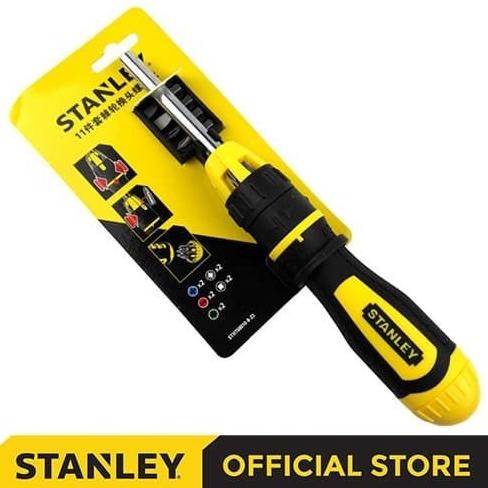 Stanley Racheting Multi Bit Screwdriver STHT68010-8 10Pcs