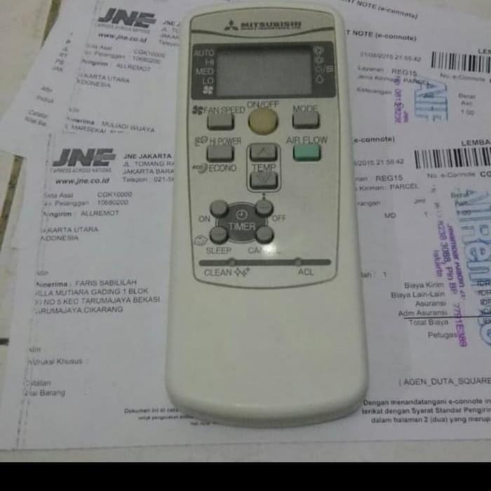 REMOTE/REMOT AC MITSUBISHI RKX502A001B MULTI