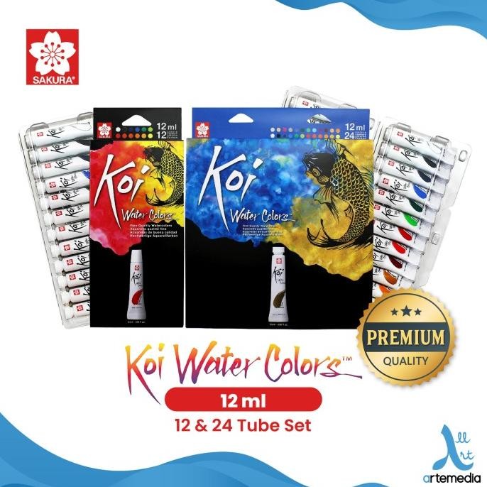 

Cat Air Sakura Koi Watercolor Tube 12ml Set