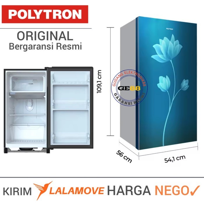 Kulkas Polytron 1 pintu 150Liter PRB159 Lemari Es Polytron 1 Pintu