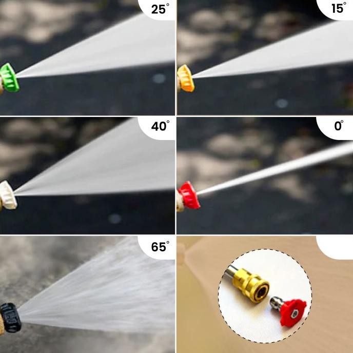 Promo Nozzle Spray Tip Quick Release Pressure Jet Cleaner Kepala Spray 1/4 " Autopramie AP-QR 2012 C