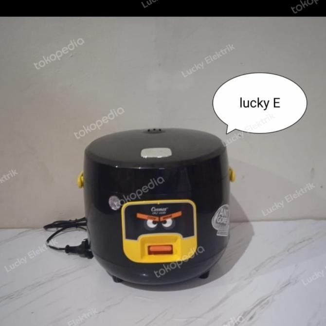 Cosmos Rice Cooker Mini 0.8 Liter 3In 1 Crj 6601 Mcom Kecil.Hitam