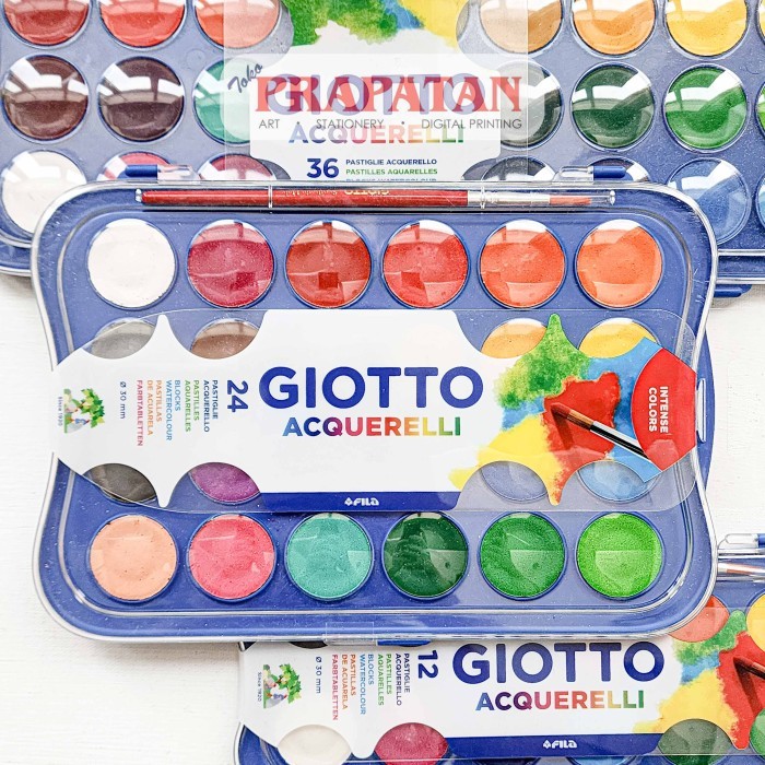 

Giotto Acquerelli Watercolor Set Block 30MM | Cat Air Set