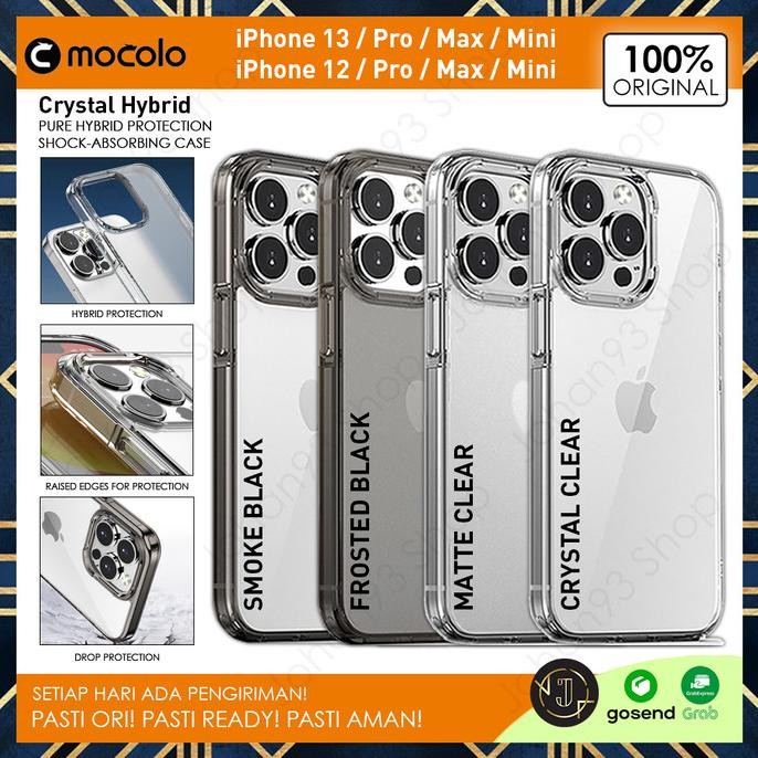 Mocolo Crystal Hybrid Case Iphone 13 / 12 / Pro / Max / Mini Clear