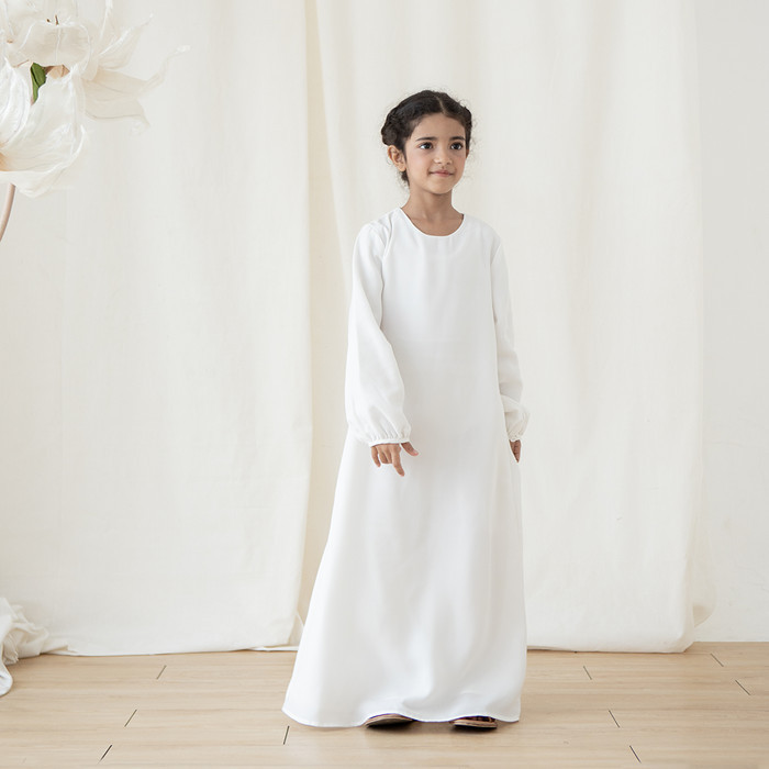Sada Kids By Aska Label - Gamis Anak Wanita Basic Polos Terbaru 2025
