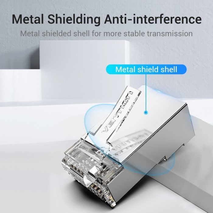 Vention Connector LAN FTP RJ45 Fast Ethernet Modular Plug Crimp