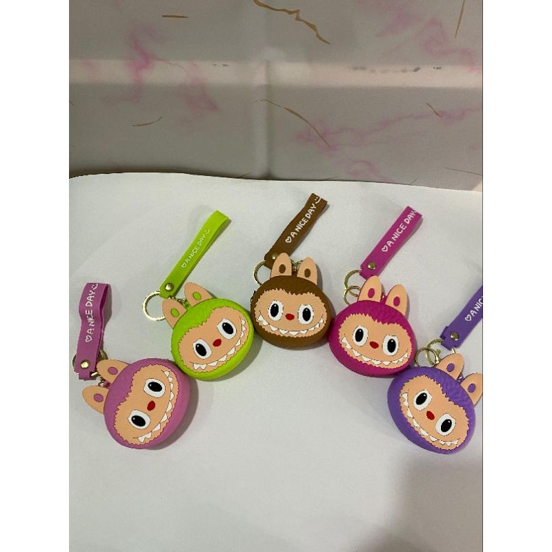 gantungan kunci dompet koin jelly labubu