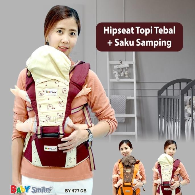 Gendongan Hipseat Gendongan Bayi Duduk By-477 Baby Smile Baby Carrier