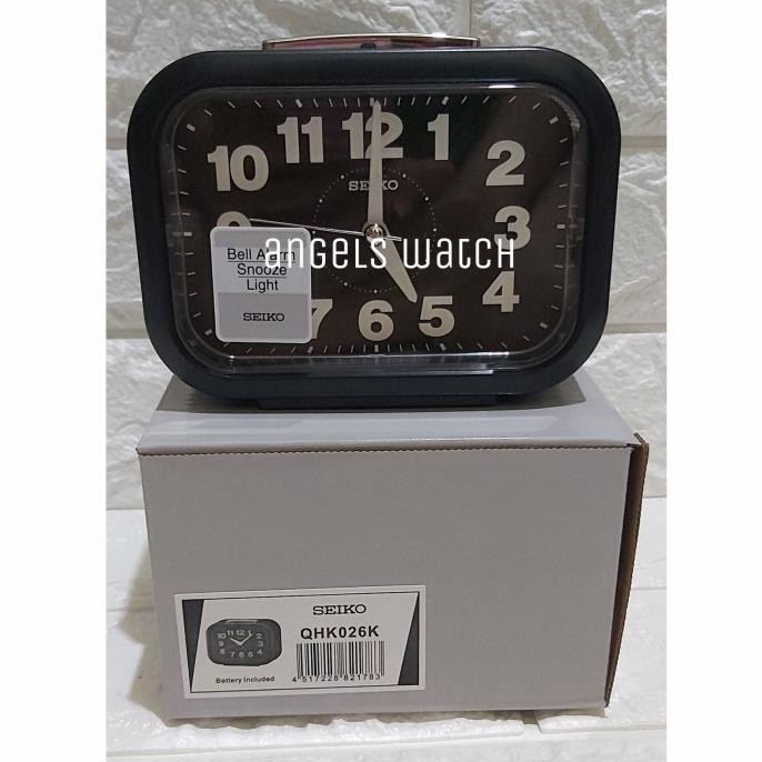 Jam Meja Weker Seiko Qhk026/ Jam Beker Weker Seiko Qhk026