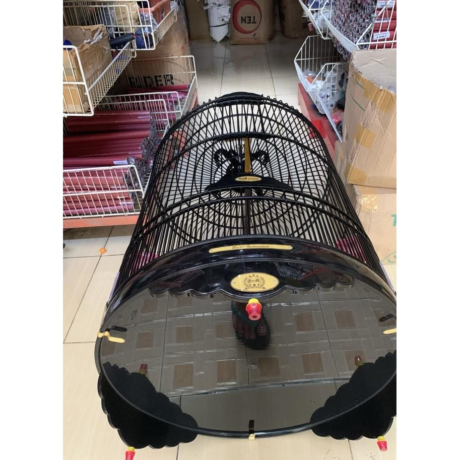 Sangkar Kandang Burung Murai Batu Bnr Pvc Black Magik Baru No 2 ( A1 )