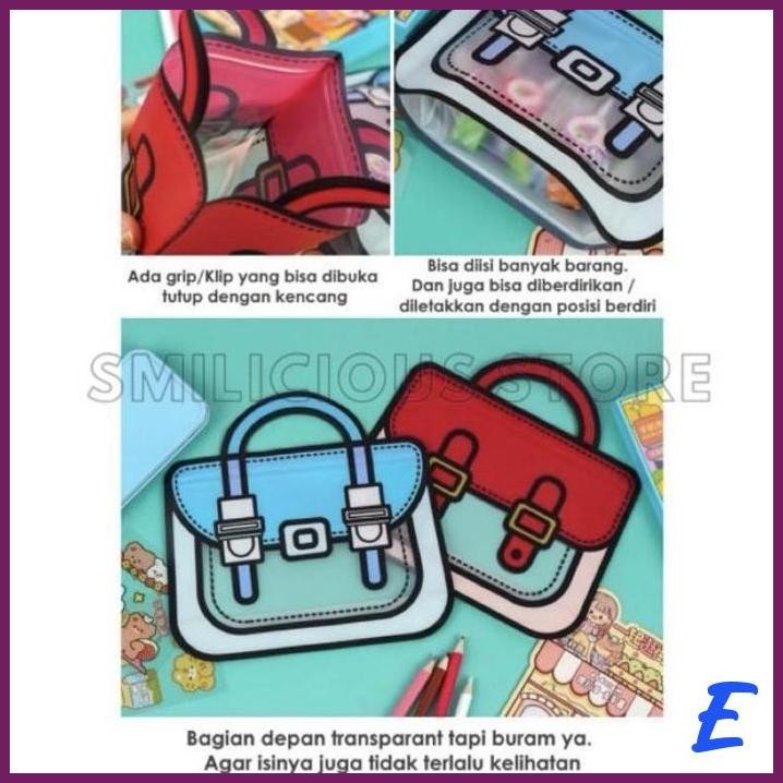 

| BP | KANTONG SNACK TAS PLASTIK ZIPLOCK GOODIE BAG ANAK TAS RANSEL SEKOLAH HADIAH ULTAH ULANG TAHUN HAMPERS BINGKISAN KADO SOUVENIR