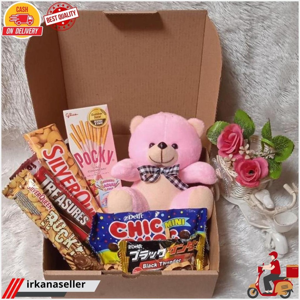 

Hampers Coklat Boneka Kado Ulang Tahun Wisuda Aniversary Valentine Gift Box Termurah Banget