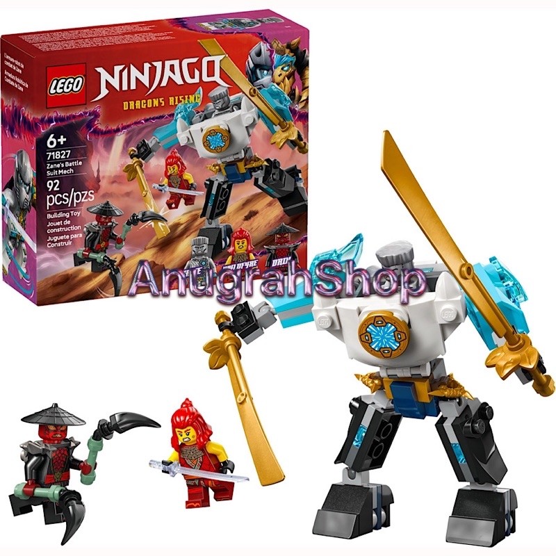 LEGO 71827 NINJAGO Zane Battle Suit Mech