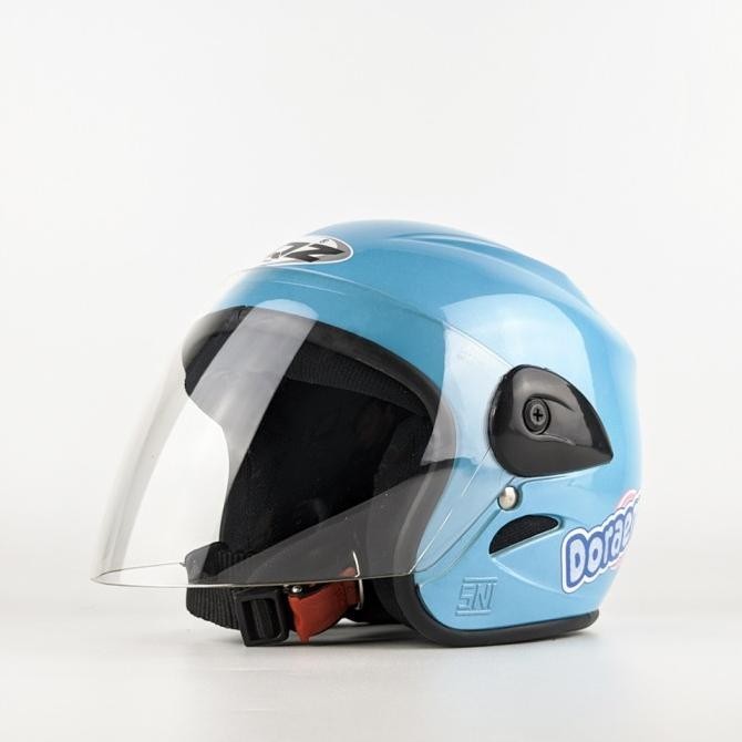 Sale Helm Motor Anak Kecil Kids Helmet Usia 3 4 5 6 Tahun Sni Doraemon Biru Neo