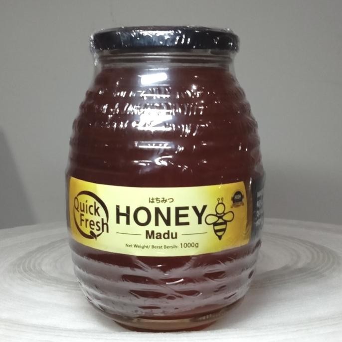 

Quick Fresh Honey Madu 500/ 1000 Gr Dalam Jar Kaca Exclusive Original Dan Terpercaya