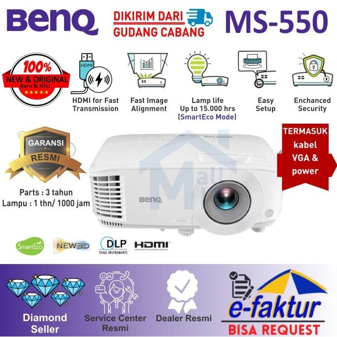 Proyektor Benq Ms-550 Benq Ms550