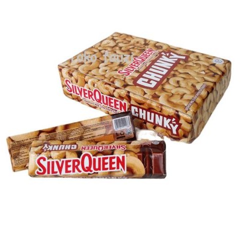 

Coklat Silverqueen Chunky Bar isi 12 MBS