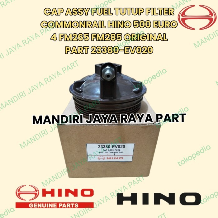 CAP ASSY FUEL TUTUP FILTER COMMONRAIL HINO 500 FM265 FM285 23380-EV020