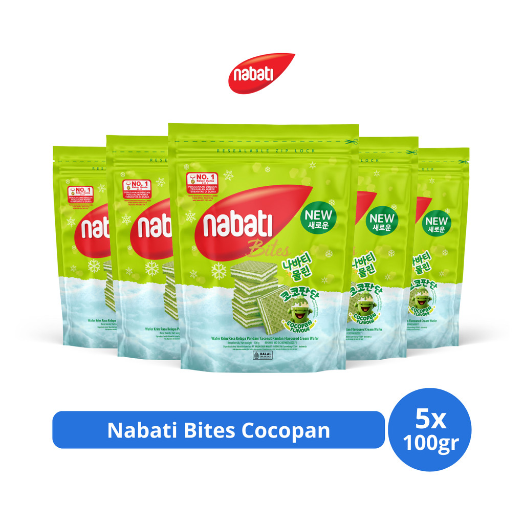 

Nabati Bites Cocopan 100gr x 5 pcs