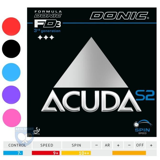 DONIC Acuda S2 Karet Pingpong Rubber Tenis Meja