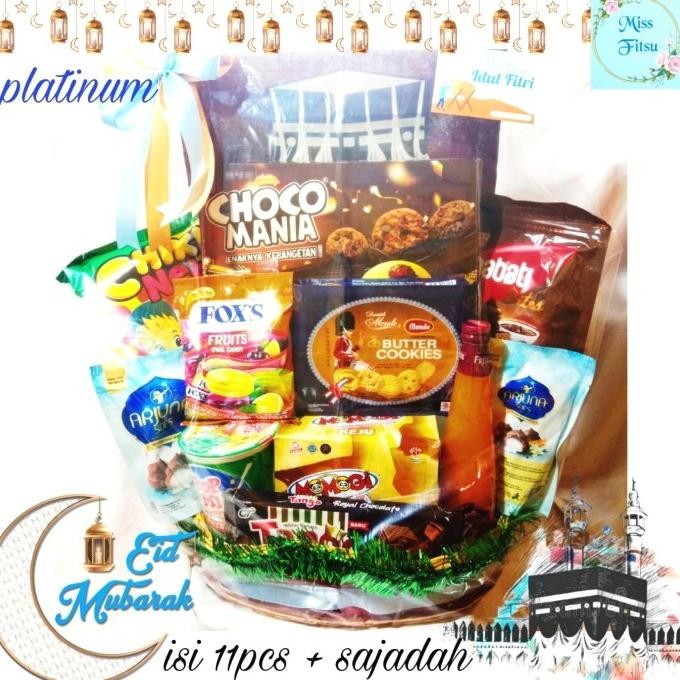 

Ready Parcel Lebaran Idul Fitri Cookies Snack Sirup Dan Sajadah