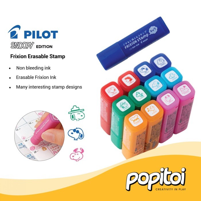 

HOT SALE Pilot Frixion Erasable Stamp SPF-12 Peanuts Snoopy Series Stempel Unik