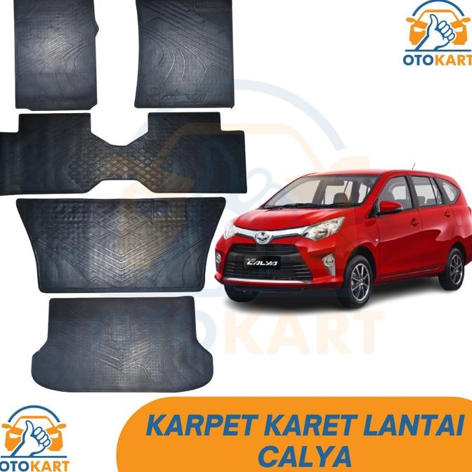 Karpet Lantai Calya Sigra Karet / Karpet Mobil Karet Calya Sigra 1 Set