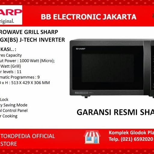 Sharp Microwave R-751Gx(Bs) J-Tech Inverter #Gratisongkir #Sale #Discount