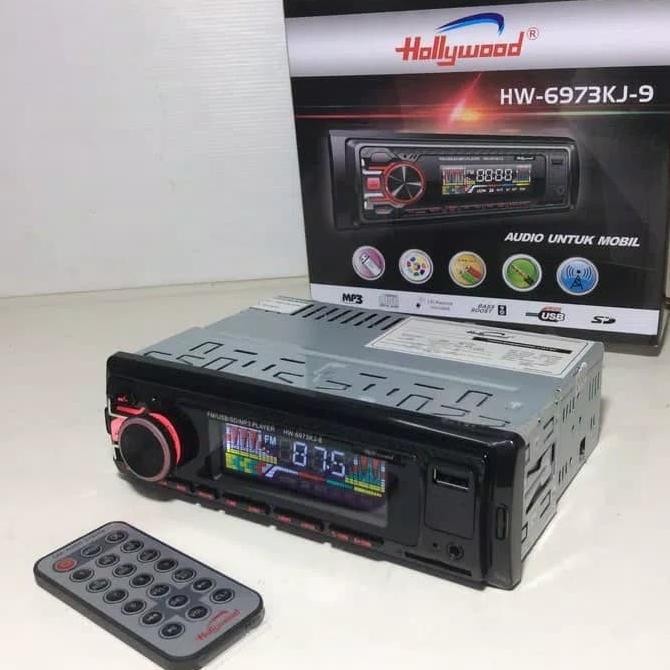 Promo tape mobil HOLLYWOOD HW 6973KJ-9 USB-SD-FM BISA BLUETOOTH COD