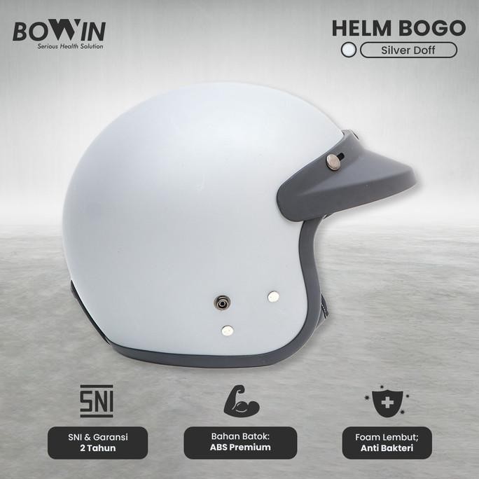 Bowin Helm Sni Premium Carbon Fiber (Helm Half Face Bogo / Helm Retro)