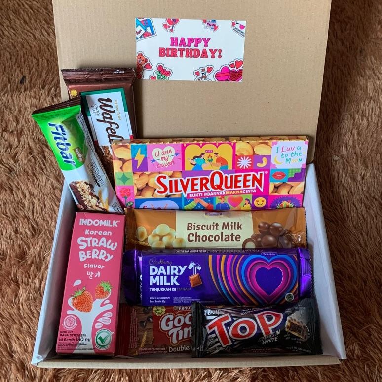 

RHH-1823 Hampers LED + Valentine Edition Silver Queen | Kado Termurah Terlaris