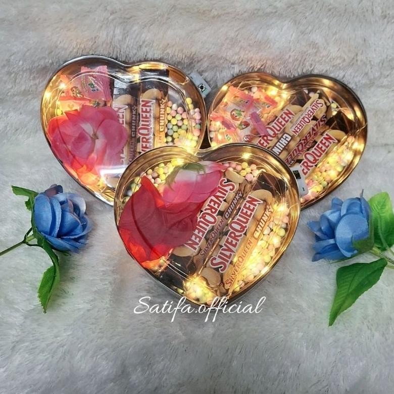 

tru-63 Hadiah Unik Coklat Love Silverqueen Chunky Bar / Valentine Gift Hadiah Ulang Tahun / Hampers Wisuda Original
