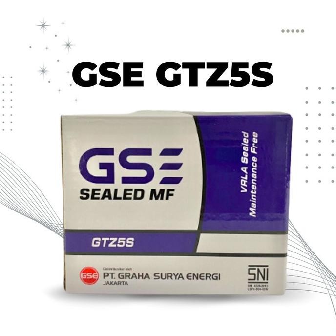 Aki Motor Yamaha Jupiter Z,Z1,Mx 135 ( Gtz5S) Gs E Aki Kering Mf