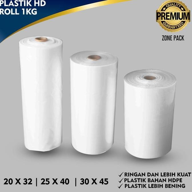 Plastik Buah Roll 1 Kg | Plastik Sayur Telur HD Roll | Plastik Buah Supermarket | Plastik Fotocopy