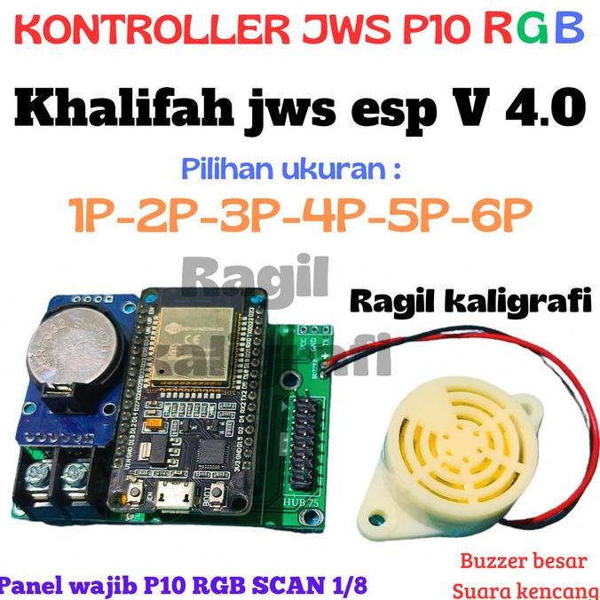 Kontroler Jws P10 Rgb - Kontroller Jam Sholat Digital P10 Rgb