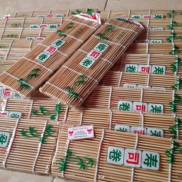 

|Bestseller| paket sushi Nori 10lembar + makisu bambu penggulung nori halal