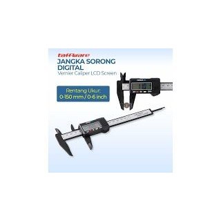 

Jangka Sorong Digital Vernier Caliper with LCD Screen MS-QWBK Black