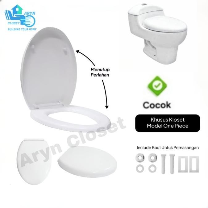 Tutup Closet Duduk / Cover Closet / Untuk Toto Model Kodok