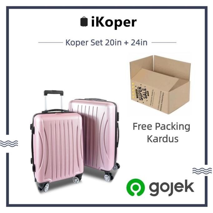 Koper Polo Set 20 Inch + 24 Inch Original Polo Cabin Size Koper Import