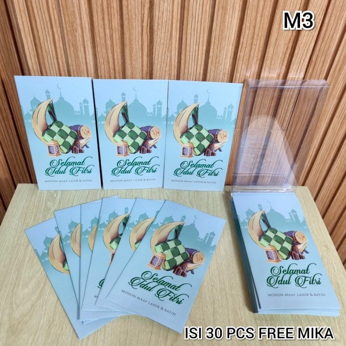 

POTONGAN HARGA AMPLOP LEBARAN MIKA PANJANG ISI 30 PCS - IDUL FITRI ANGPAO THR RAMADH WOK1