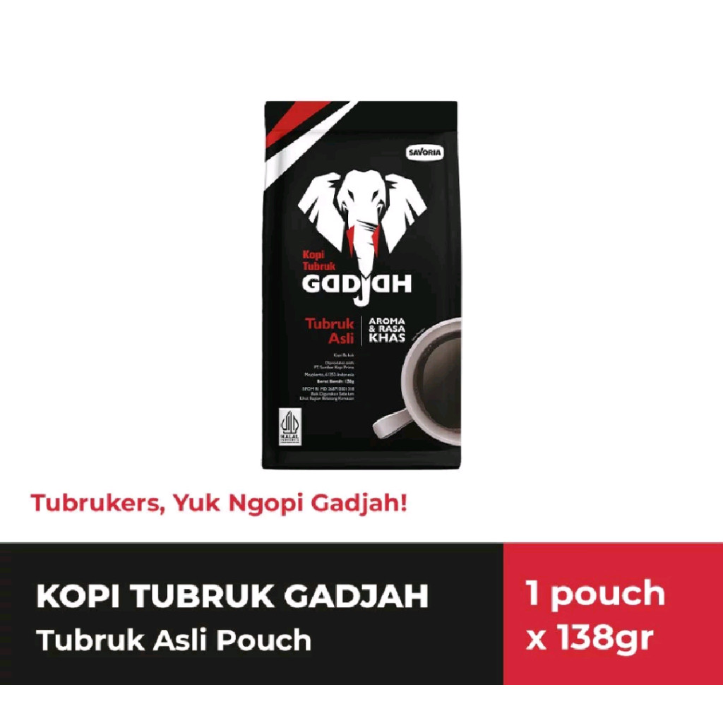 

Harga Spesial Kopi Tubruk Gajah 138 Gram / Kopi Bubuk Skr10