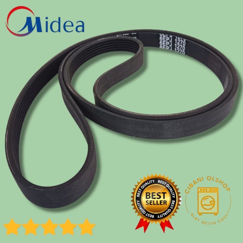 Fanbelt Penbel V Belt Vanbel 6EPJ 1270 Mesin Cuci Dryer Samsung Midea