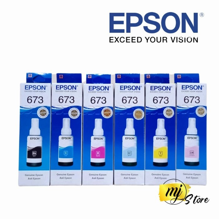 tinta epson 673 original Hitam