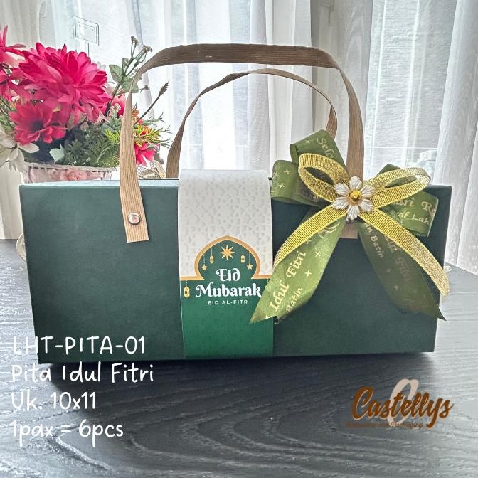 

~^~^~^] Hangtag Hang Tag Pita Ketupat Paper Belt Sabuk Kotak Kue Hampers Survenir Lebaran Idul Fitri
