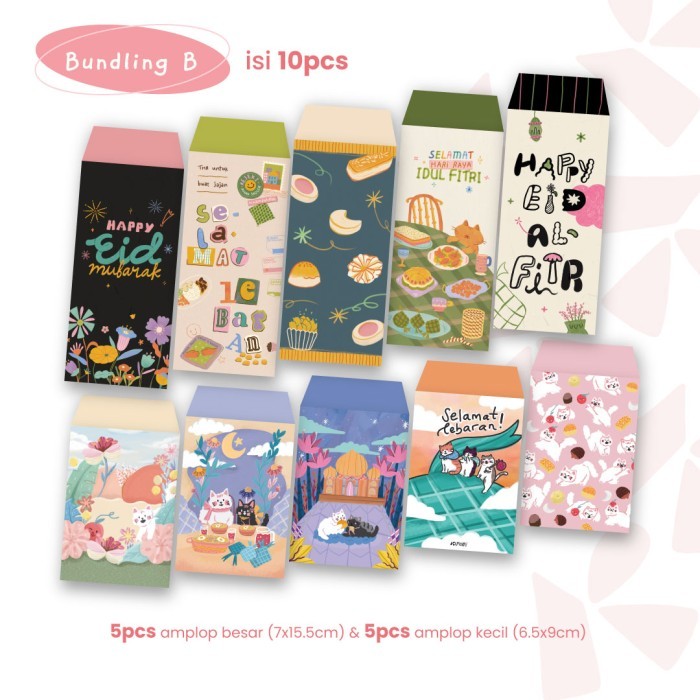 

COBA AMPLOP LEBARAN IDUL FITRI (ISI 10 PCS) BUN1B HKL210