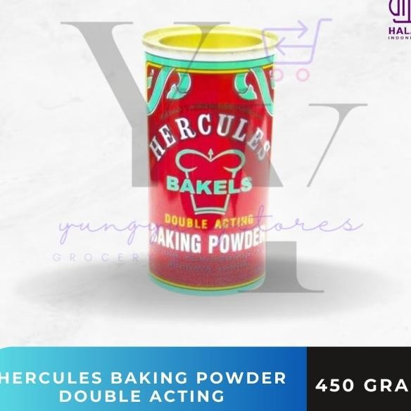 

Hercule Baing Powder Double Acting Aleng 450 Gram