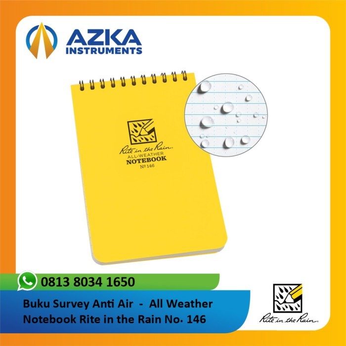 

Ready Buku Lapangan Survey Anti Air - Rite in The Rain RR 146